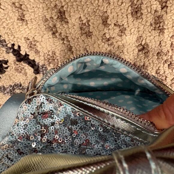Loungefly Disney Parks Arendelle Aqua Frozen Minnie Ears Backpack Rare Retired main image 8